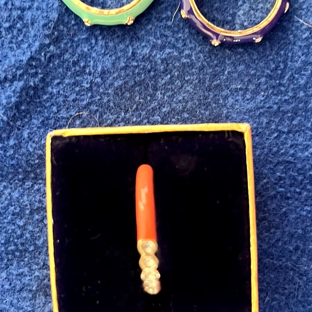 Enamel stack bands with crystals - Picture 9 of 9